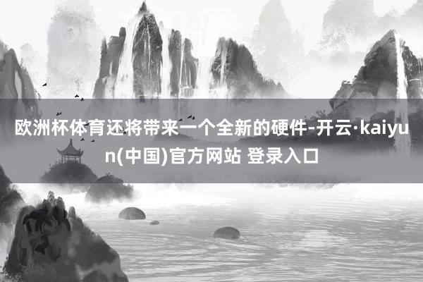 欧洲杯体育还将带来一个全新的硬件-开云·kaiyun(中国)官方网站 登录入口