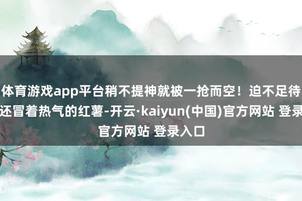 体育游戏app平台稍不提神就被一抢而空！迫不足待提起还冒着热气的红薯-开云·kaiyun(中国)官方网站 登录入口