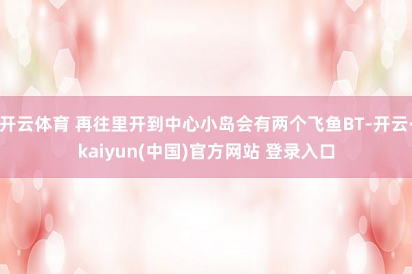 开云体育 再往里开到中心小岛会有两个飞鱼BT-开云·kaiyun(中国)官方网站 登录入口